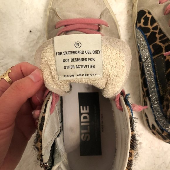 EUC AUTHENTIC Golden Goose SLIDE sneakers - Picture 13 of 16